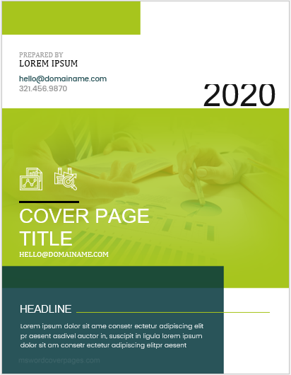 Cover Page Template