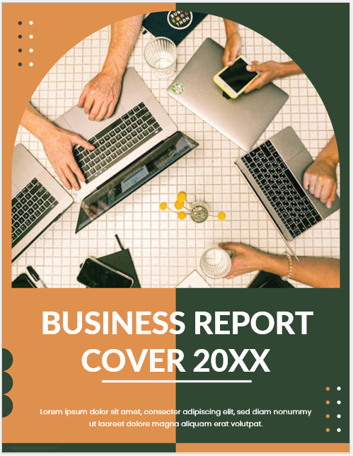 Business Report Cover Page