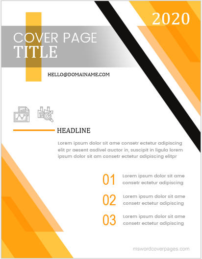 5 Best Professional Cover Page Templates for MS Word | MS Word Cover ...