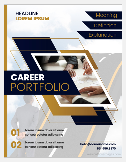 6 Career Portfolio Template Word Sampletemplatess Sampletemplatess 