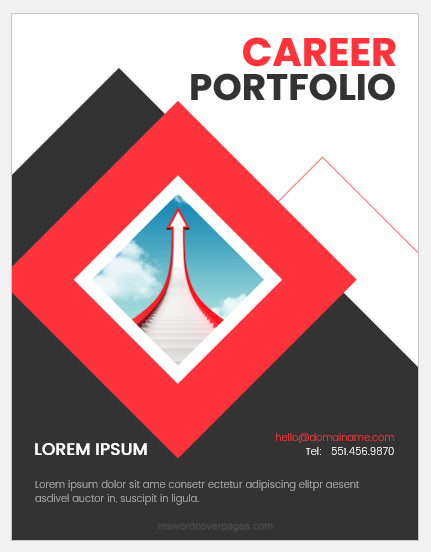 Free Career Portfolio Template Microsoft Word