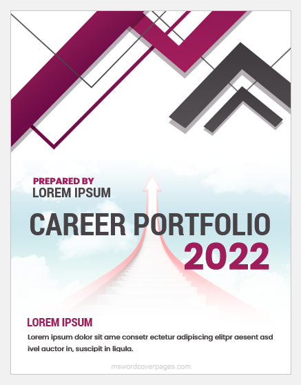 Free Career Portfolio Template Microsoft Word PRINTABLE TEMPLATES