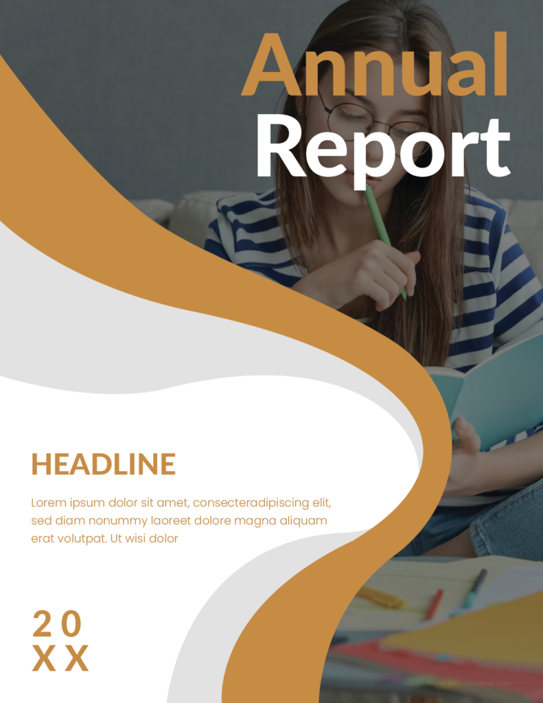 Annual Report Cover Page Template