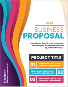 Proposal cover page