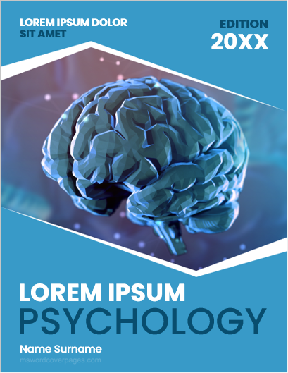 psychology assignment cover page template