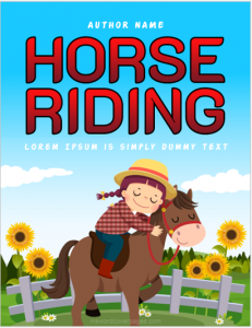 Horse riding cover page