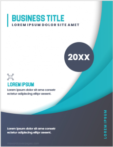 Small Business Report Cover Page Templates | Download Sampl