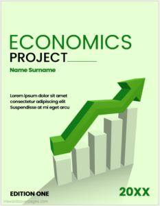 Economics project cover page