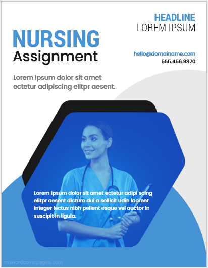 nursing assignment cover page design