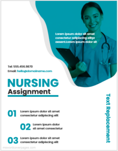 Nursing assignment cover page