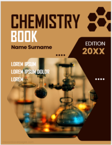 Chemistry Book Cover Page Template
