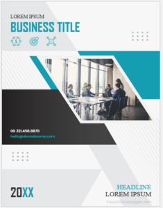Business report cover page format