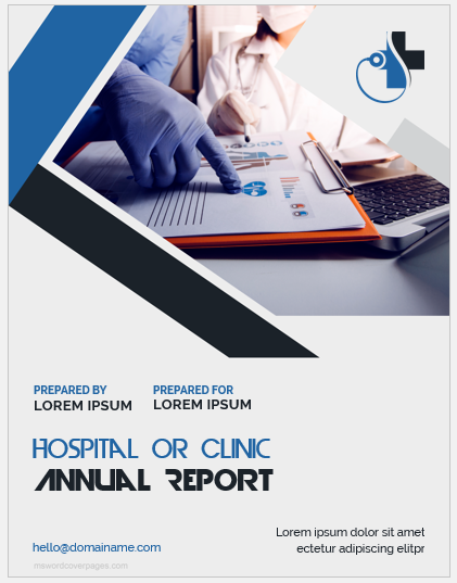 Hospital Annual Report Cover Pages | Download Edit & Print
