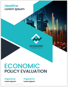 Economic Policy Evaluation Cover Page