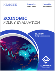 Economic Policy Evaluation Cover Page