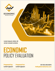 Economic Policy Evaluation Cover Page