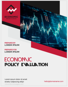 Economic Policy Evaluation Cover Page