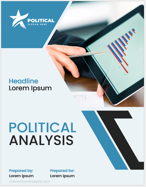 Political Analysis Report Cover Page