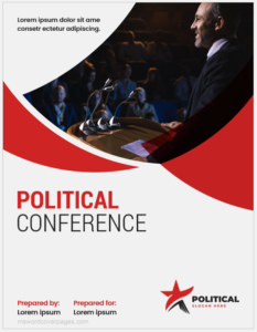 Political Conference Paper Cover Page